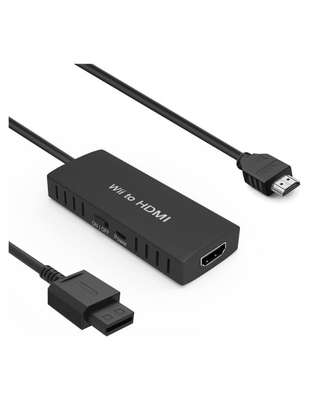 Adaptador HDMI para Nintendo Wii y Wii U Y.D.F 1080P Adaptador HDMI para Nintendo Wii y Wii U Y.D.F 1080P