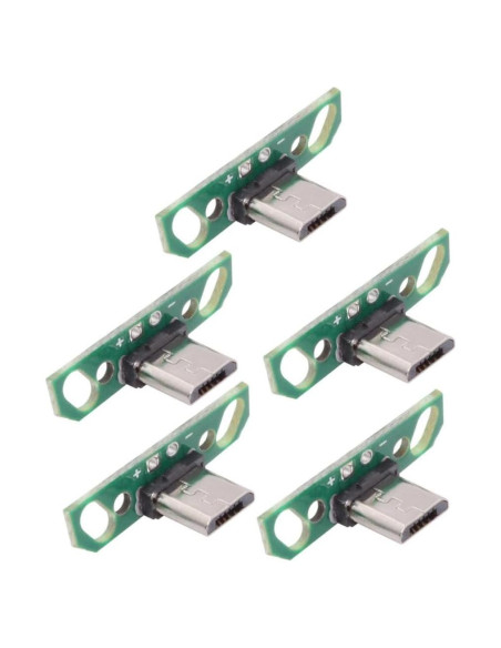 Conector USB 2.0 Macho Micro 2Pin CY para Soldadura - 5 Pack Conector USB 2.0 Macho Micro 2Pin CY para Soldadura - 5 Pack