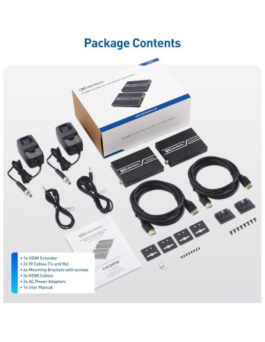 Extensor HDMI 4K Cable Matters 60m con HDR y Soporte IR