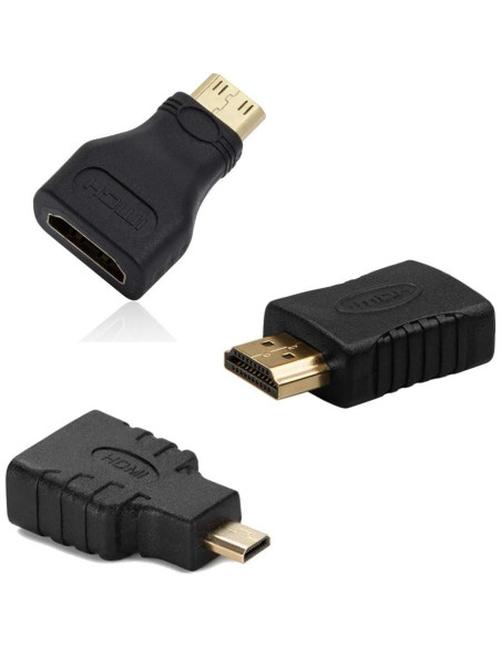 Kit de 7 Adaptadores HDMI FUNTEN Mini a Micro a Hembra Kit de 7 Adaptadores HDMI FUNTEN Mini a Micro a Hembra