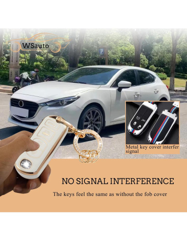 Funda de Llavero Mazda WSAuto Ysk2402 TPU 4 Botones