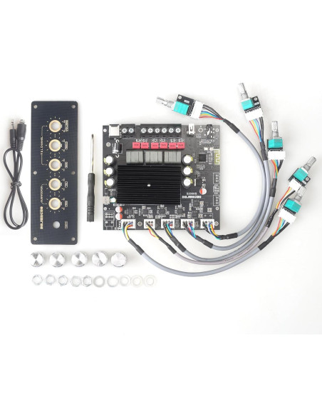 Placa Amplificador Potencia Bluetooth S200HS-W 2.1 400W Placa Amplificador Potencia Bluetooth S200HS-W 2.1 400W