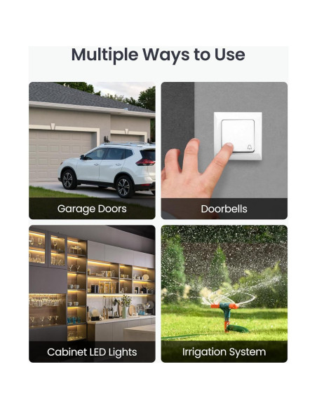 Interruptor Relé Inteligente SwitchBot 4 Pack, Control Wi-Fi y Bluetooth Interruptor Relé Inteligente SwitchBot 4 Pack, Control Wi-Fi y Bluetooth