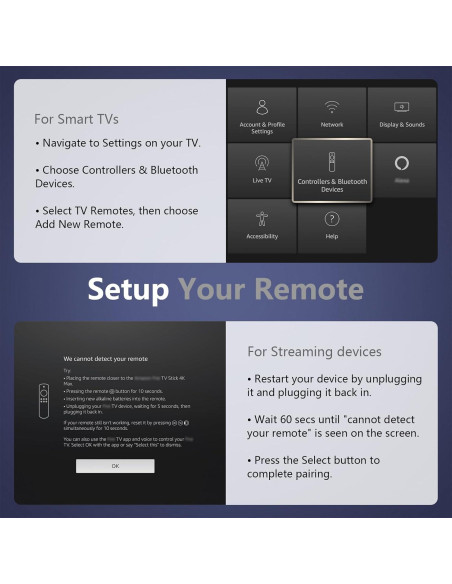 Control Remoto Reemplazo IDGPUW para Smart TV Insignia y Toshiba Control Remoto Reemplazo IDGPUW para Smart TV Insignia y Toshiba