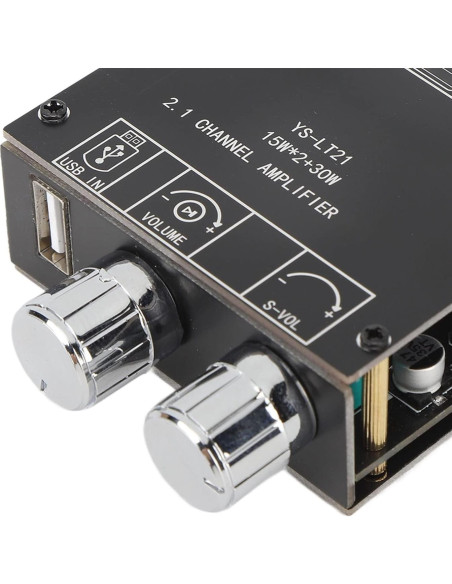 Amplificador Digital de Audio Bluetooth SPYMINNPOO 2.1 Canal 15W 30W Amplificador Digital de Audio Bluetooth SPYMINNPOO 2.1 Canal 15W 30W
