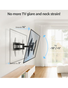 Soporte TV MOUNTUP 42-82" Articulado VESA 600x400mm 2