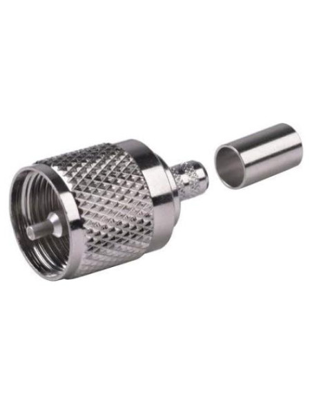 Conector Crimp PL259 Macho MPD para RG8x y LMR240 Conector Crimp PL259 Macho MPD para RG8x y LMR240