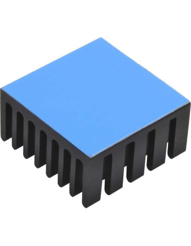 Disipador de Calor de Aluminio BUTO 20x20x10mm 20pcs con Cinta