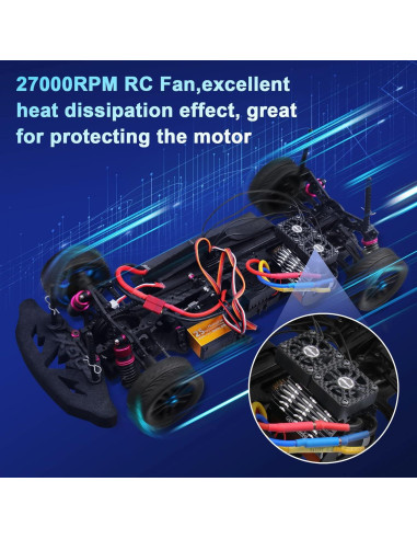 Ventiladores de Enfriamiento RC 30mm ARRAROWN con Disipador