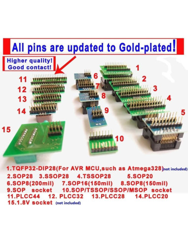 Programador Xgecu T48 Mejorado para ICs y Chips Flash