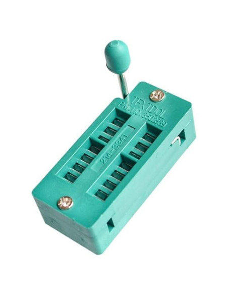 Zócalo ZIF Universal de Prueba IC 14 pines 2.54mm - 2 Piezas Zócalo ZIF Universal de Prueba IC 14 pines 2.54mm - 2 Piezas