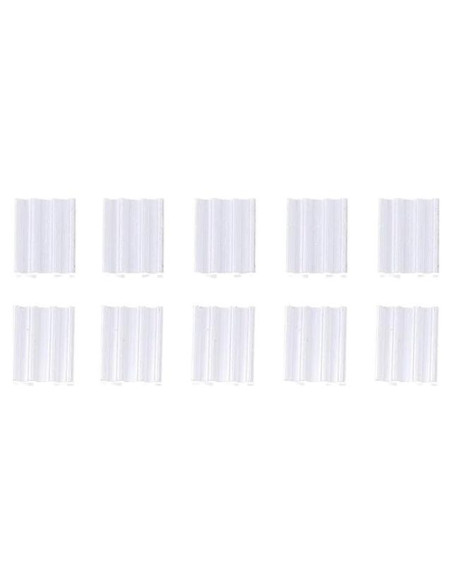 Lote de 10 Radiadores de Aluminio TO-92 EMKIERTYERYR para Amplificadores Lote de 10 Radiadores de Aluminio TO-92 EMKIERTYERYR para Amplificadores