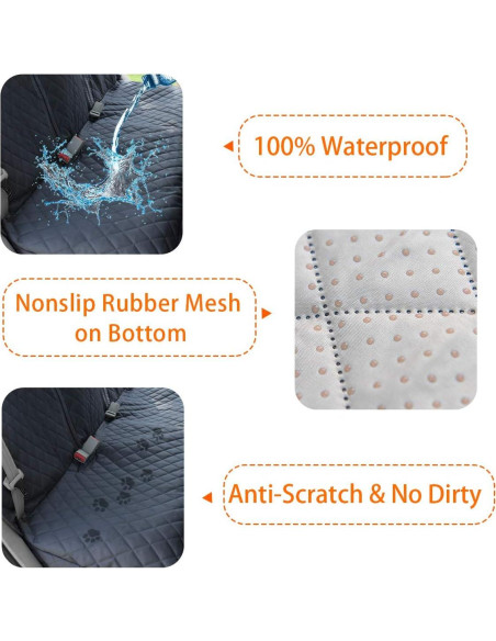 Funda de Asiento para Perros Honest Dog - Impermeable 144x119 cm Funda de Asiento para Perros Honest Dog - Impermeable 144x119 cm