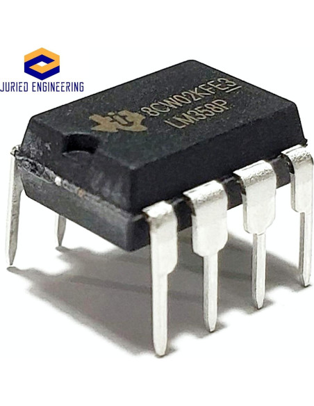 LM358P Amplificador Operacional Dual TI - Paquete de 5 LM358P Amplificador Operacional Dual TI - Paquete de 5