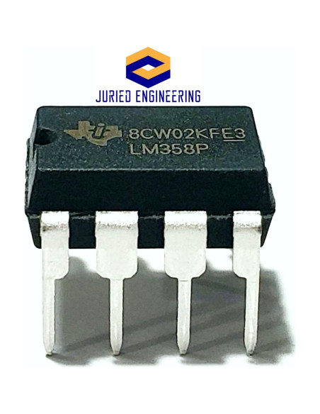 LM358P Amplificador Operacional Dual TI - Paquete de 5 LM358P Amplificador Operacional Dual TI - Paquete de 5