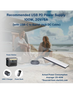 Cable de Alimentación DC a USB-C Steinwhale 3M 100W a Prueba de Agua 2