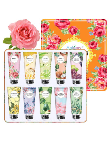 Set de 10 Cremas de Manos Naturales CMWGKBC - Hidratación Profunda