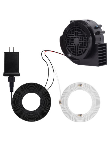 Juego de 2 Ventiladores Inflables YUNVI 12V con LEDs