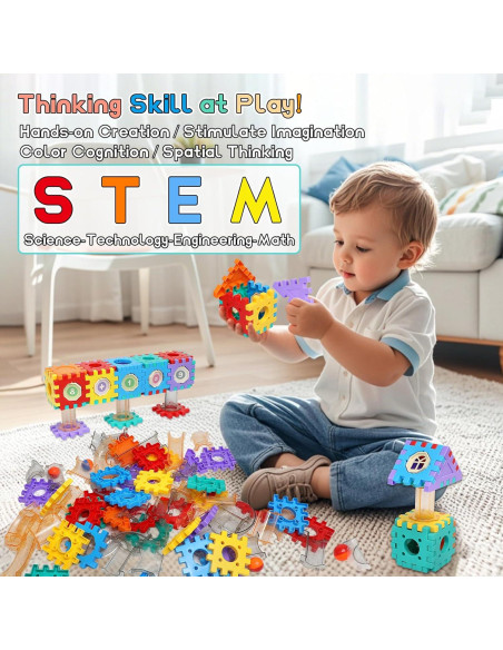 Juguete de Aprendizaje STEM AOSITE 234 Piezas Canicas 4-10 Años Juguete de Aprendizaje STEM AOSITE 234 Piezas Canicas 4-10 Años