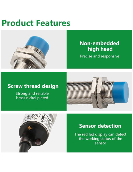 Sensor de Proximidad Capacitivo WENGART LJC18A3-B-Z 10mm Sensor de Proximidad Capacitivo WENGART LJC18A3-B-Z 10mm