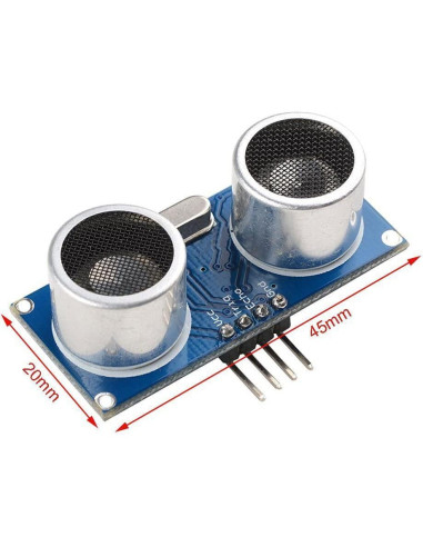 3 Módulos Sensor Ultrasonido HC-SR04 + Soportes y Cables
