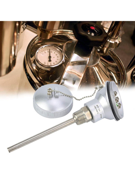 Sonda de Temperatura PT100 Bediffer 100mm NPT Industrial Sonda de Temperatura PT100 Bediffer 100mm NPT Industrial