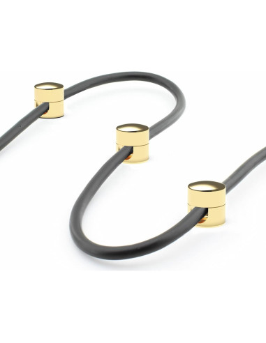 Anclajes de Cable ICONIT Dorado | Organizador de Cargadores