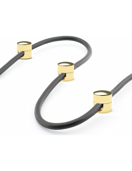Anclajes de Cable ICONIT Dorado | Organizador de Cargadores Anclajes de Cable ICONIT Dorado | Organizador de Cargadores