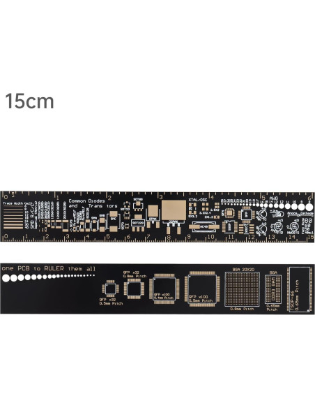 Regla Multifuncional de PCB 4PCS 15-30cm Smgda Fibra de Vidrio Regla Multifuncional de PCB 4PCS 15-30cm Smgda Fibra de Vidrio