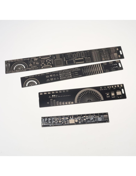 Regla Multifuncional de PCB 4PCS 15-30cm Smgda Fibra de Vidrio Regla Multifuncional de PCB 4PCS 15-30cm Smgda Fibra de Vidrio