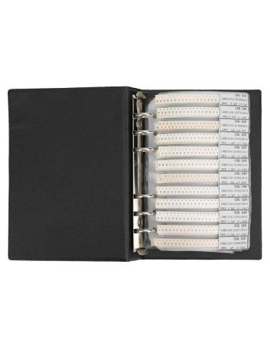 Libro de Muestras de Capacitores SMD 0805 Thincol - 92 Tipos, 4600 Pcs