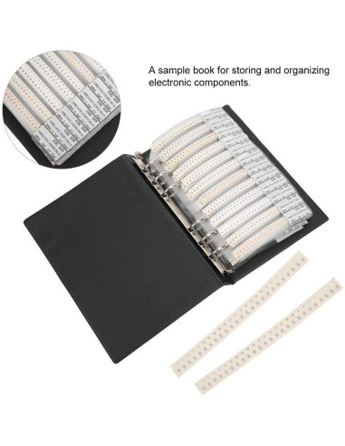Libro de Muestras de Capacitores SMD 0805 Thincol - 92 Tipos, 4600 Pcs