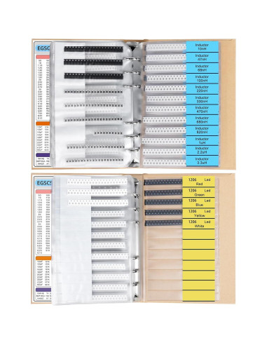 Kit de Componentes SMD 5600Pcs EGSCST 1206 - Resistencias y Más