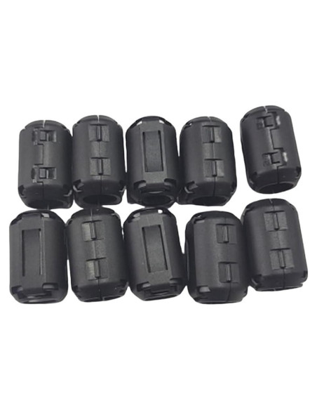 10 Clips de Anillo de Ferrita UCCKEYI 5mm para Filtro de Ruido 10 Clips de Anillo de Ferrita UCCKEYI 5mm para Filtro de Ruido