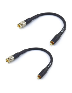Cable de audio coaxial BNC a RCA WJSTN 15.24 cm 2Pack
