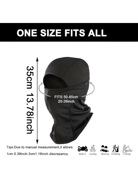 Paquete de 4 Máscaras Balaclava UV Verano Transpirables Paquete de 4 Máscaras Balaclava UV Verano Transpirables