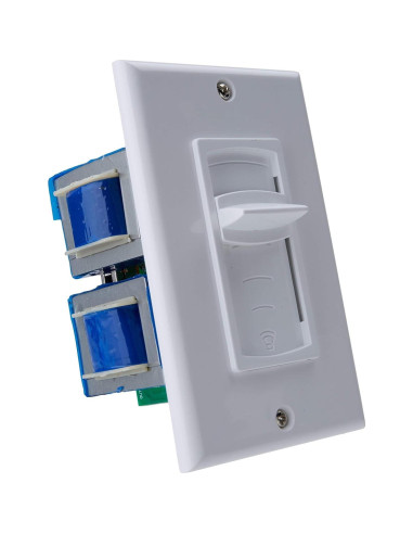 Control de Volumen Pyle PVC2 Montado en Pared 100W Blanco/Azul