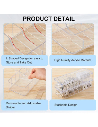 Organizador de Cables Tatuo 2 Pcs con 40 Sujetacables