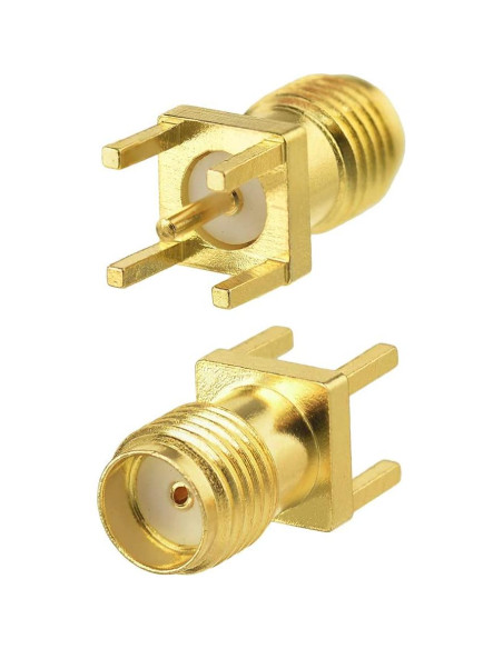20 Conectores SMA Femeninos Montaje en PCB 50 Ohm GDQLCNXB 20 Conectores SMA Femeninos Montaje en PCB 50 Ohm GDQLCNXB