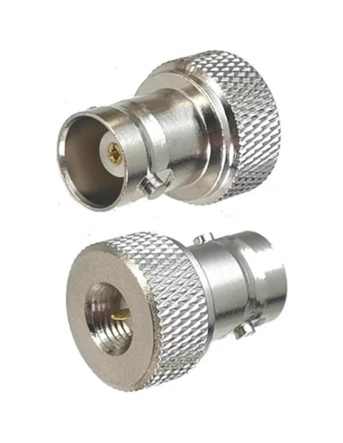 Conector Coaxial BNC Hembra a SMA Macho 8Pcs QLXHBOT