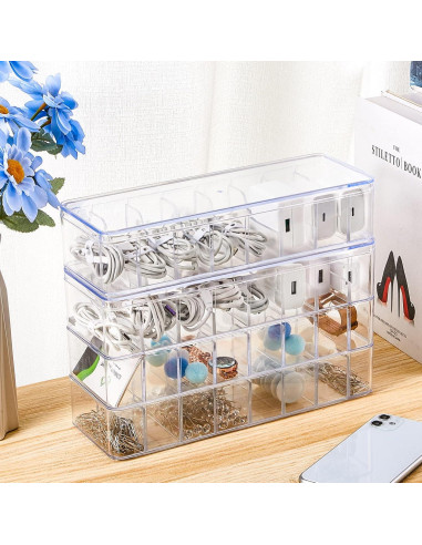 Organizador de Cables Tatuo 2 Pcs con 40 Sujetacables