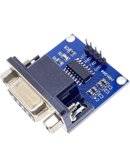 Convertidor RS232 a Serial Max3232 VUOGYWINRI DB9 Femenino Convertidor RS232 a Serial Max3232 VUOGYWINRI DB9 Femenino