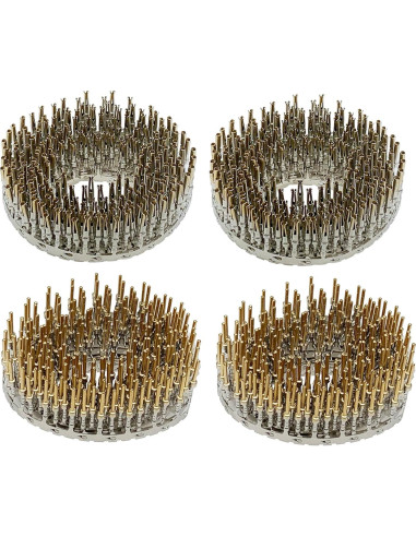 200 Pines Crimpado Macho Hembra D-Sub Niquelados Oro 2mm