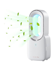 Ventilador de escritorio let'me sin aspas 10W LED 3 velocidades