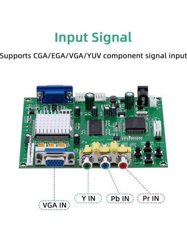 Convertidor de Video RGB a VGA HD Mcbazel para Monitores
