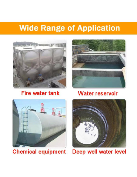 Transmisor de Nivel de Agua EQCOTWEA 30m 4-20mA Acero Inoxidable Transmisor de Nivel de Agua EQCOTWEA 30m 4-20mA Acero Inoxidable