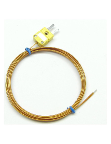Sonda de Termopar Tipo K MN Kapton 1.83 m Alta Temperatura Sonda de Termopar Tipo K MN Kapton 1.83 m Alta Temperatura