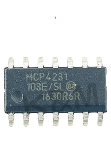 Potenciómetro Digital MCP4231-103E SL 16 Pines - Componente Electrónico