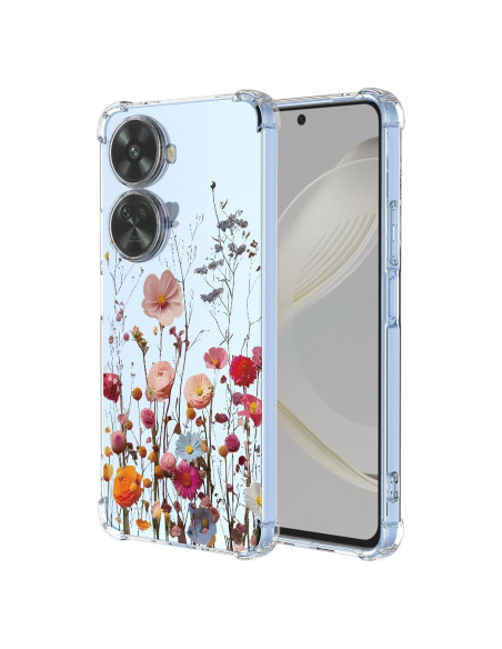 Funda suave anti-caída Huawei Nova 12 SE flores coloridas Funda suave anti-caída Huawei Nova 12 SE flores coloridas