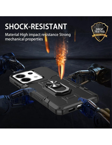 Funda para Xiaomi Redmi Note 13 Pro 5G y Poco X6 5G con Protector